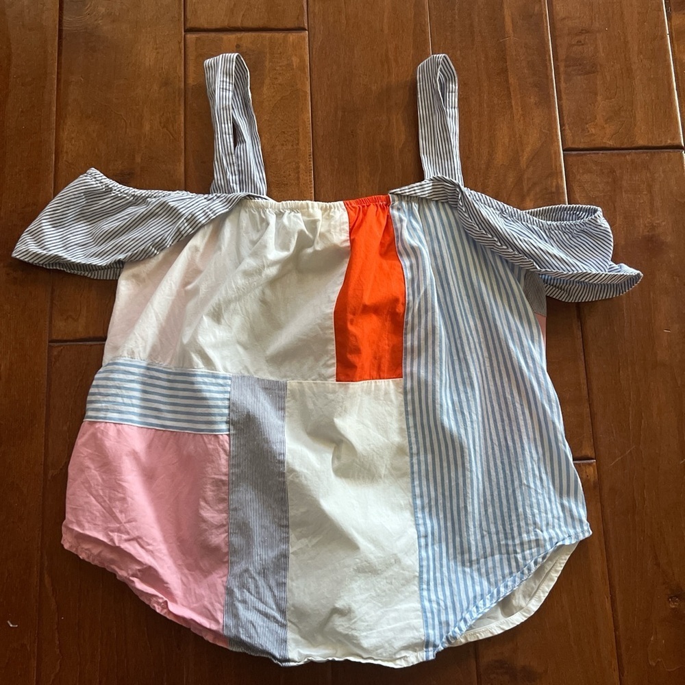 Maeve Colorful Patchwork Top - Picture 3 of 3